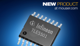 Infineon TLE5501 XENSIV TMR傳感器在貿(mào)澤開售 一顆芯片即可滿足ASIL